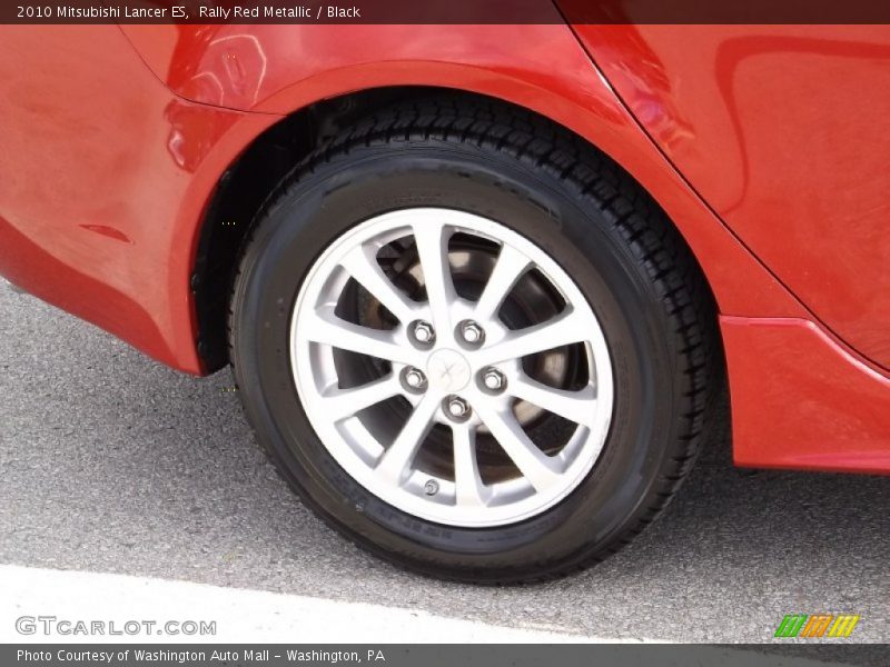 Rally Red Metallic / Black 2010 Mitsubishi Lancer ES