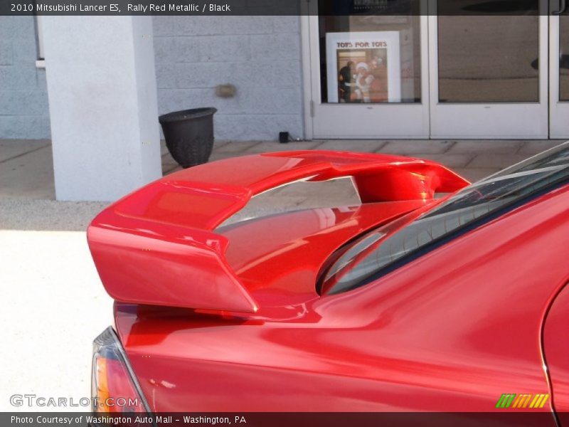 Rally Red Metallic / Black 2010 Mitsubishi Lancer ES