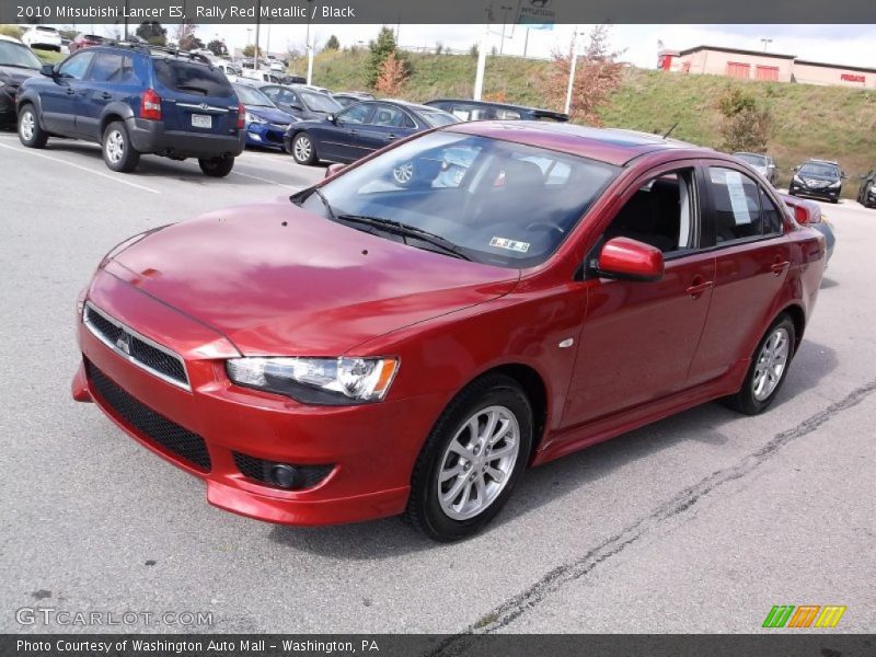 Front 3/4 View of 2010 Lancer ES