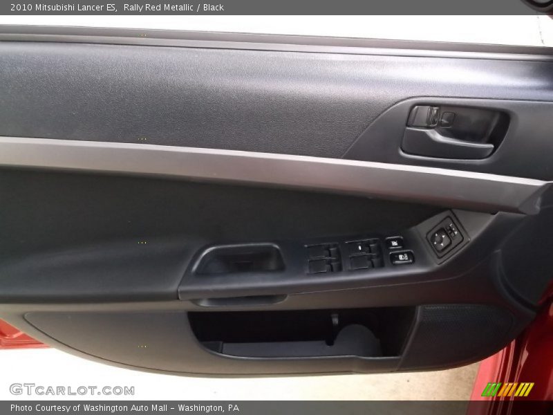 Rally Red Metallic / Black 2010 Mitsubishi Lancer ES