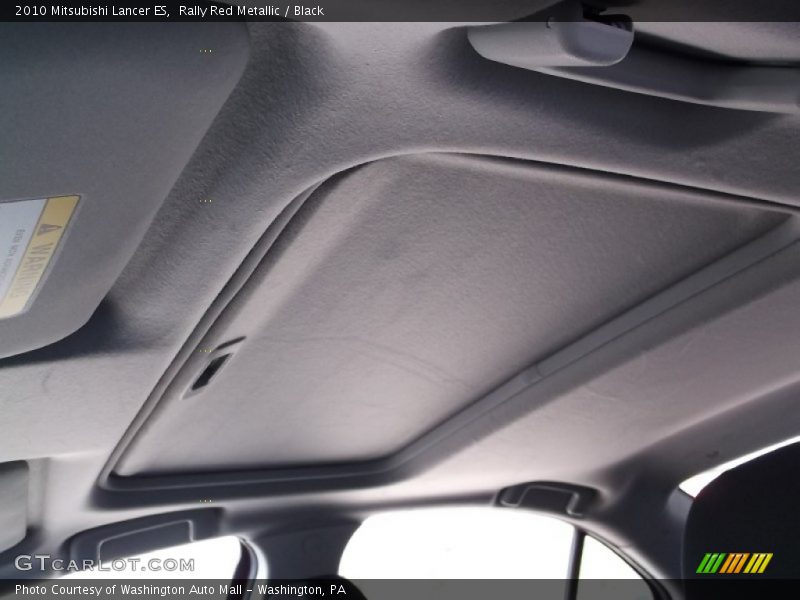Rally Red Metallic / Black 2010 Mitsubishi Lancer ES