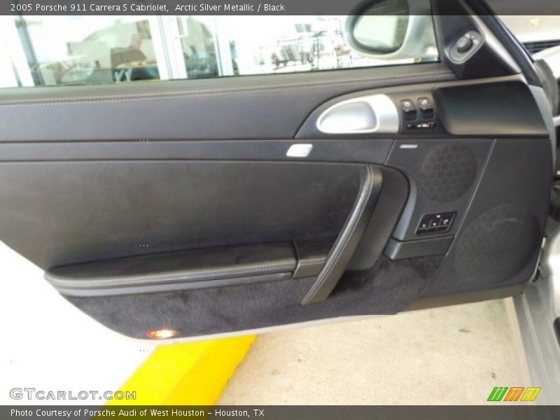 Arctic Silver Metallic / Black 2005 Porsche 911 Carrera S Cabriolet