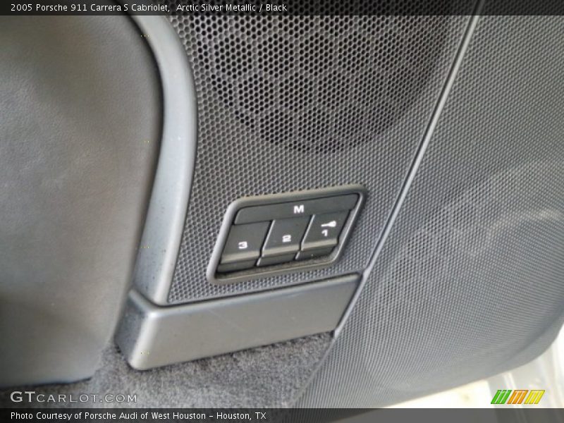 Arctic Silver Metallic / Black 2005 Porsche 911 Carrera S Cabriolet