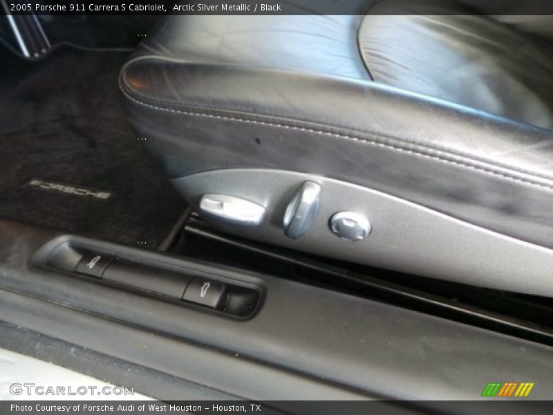 Arctic Silver Metallic / Black 2005 Porsche 911 Carrera S Cabriolet