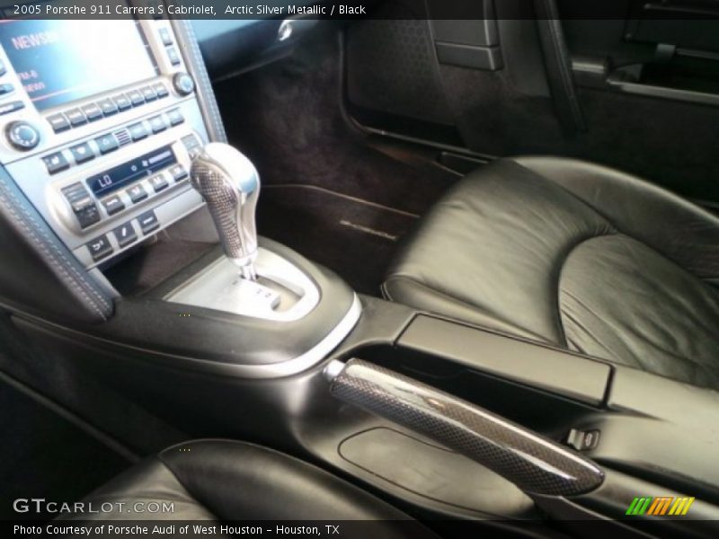 Arctic Silver Metallic / Black 2005 Porsche 911 Carrera S Cabriolet