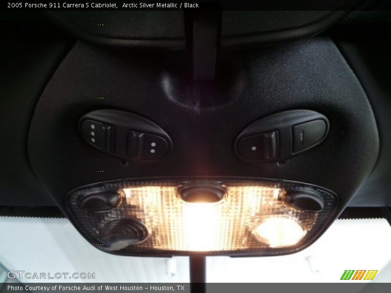 Arctic Silver Metallic / Black 2005 Porsche 911 Carrera S Cabriolet