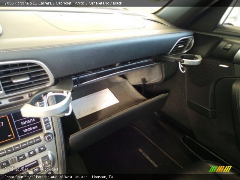 Arctic Silver Metallic / Black 2005 Porsche 911 Carrera S Cabriolet