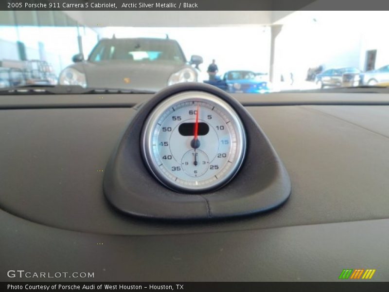Arctic Silver Metallic / Black 2005 Porsche 911 Carrera S Cabriolet