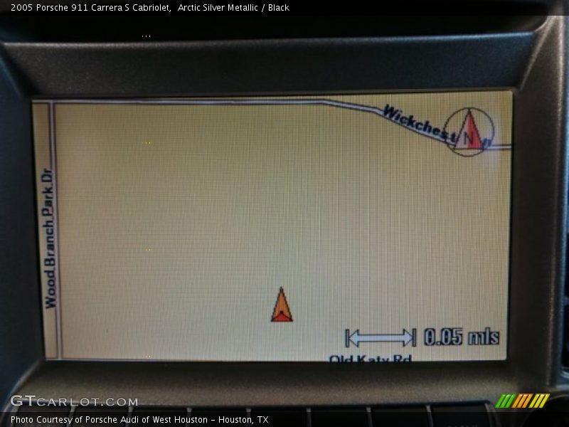 Arctic Silver Metallic / Black 2005 Porsche 911 Carrera S Cabriolet
