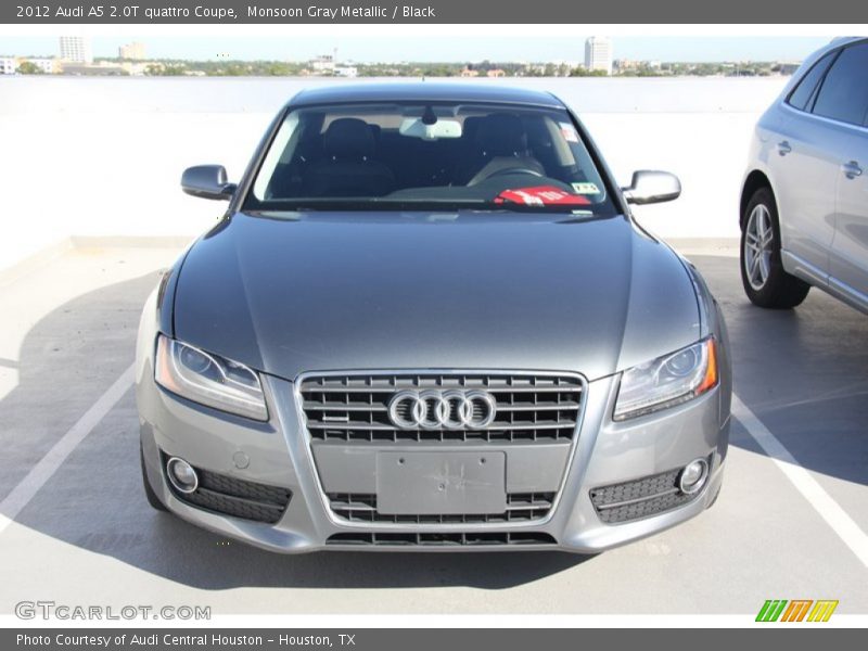 Monsoon Gray Metallic / Black 2012 Audi A5 2.0T quattro Coupe