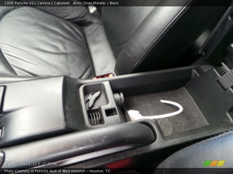Arctic Silver Metallic / Black 2005 Porsche 911 Carrera S Cabriolet