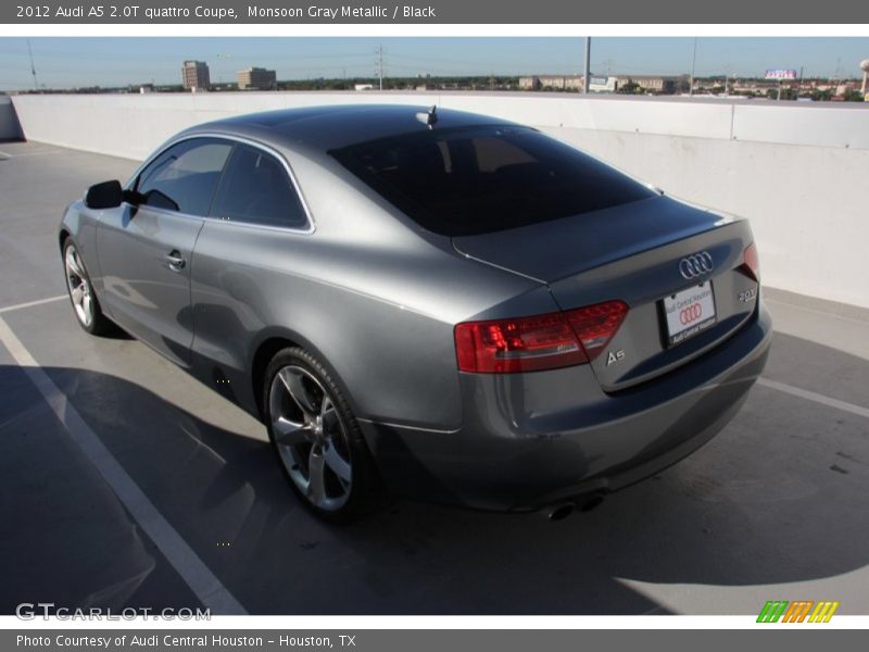 Monsoon Gray Metallic / Black 2012 Audi A5 2.0T quattro Coupe