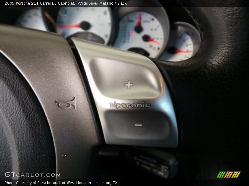Arctic Silver Metallic / Black 2005 Porsche 911 Carrera S Cabriolet