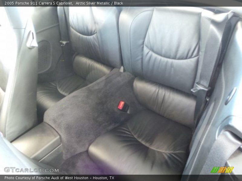 Arctic Silver Metallic / Black 2005 Porsche 911 Carrera S Cabriolet