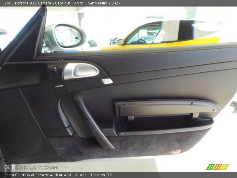 Arctic Silver Metallic / Black 2005 Porsche 911 Carrera S Cabriolet