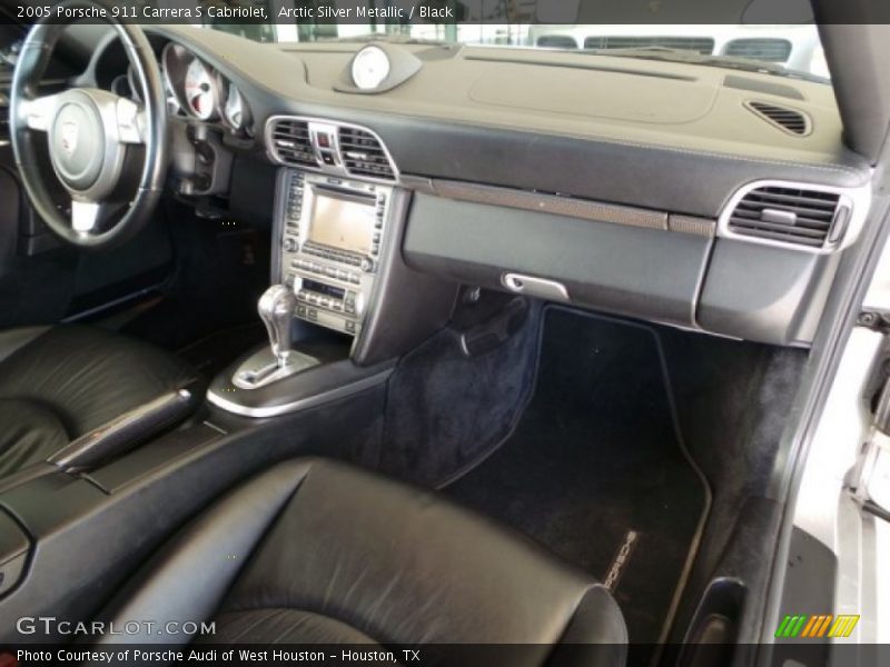 Arctic Silver Metallic / Black 2005 Porsche 911 Carrera S Cabriolet