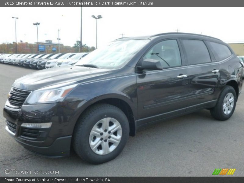 Tungsten Metallic / Dark Titanium/Light Titanium 2015 Chevrolet Traverse LS AWD