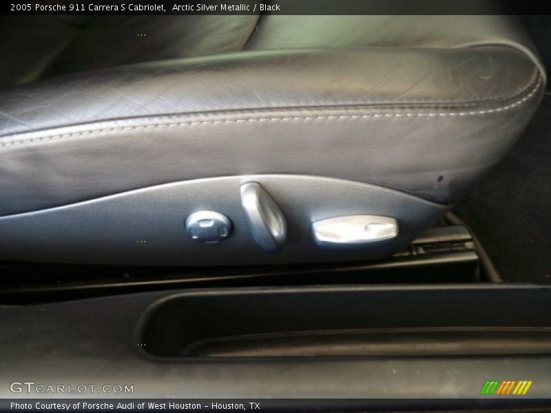 Arctic Silver Metallic / Black 2005 Porsche 911 Carrera S Cabriolet