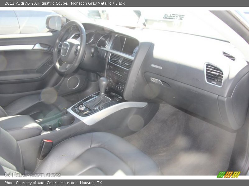 Monsoon Gray Metallic / Black 2012 Audi A5 2.0T quattro Coupe