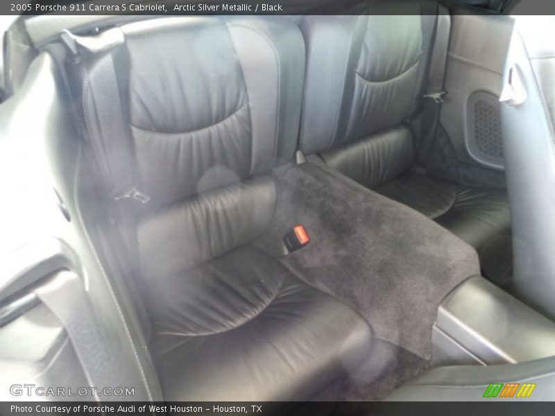 Arctic Silver Metallic / Black 2005 Porsche 911 Carrera S Cabriolet