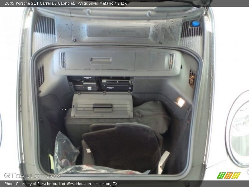 Arctic Silver Metallic / Black 2005 Porsche 911 Carrera S Cabriolet