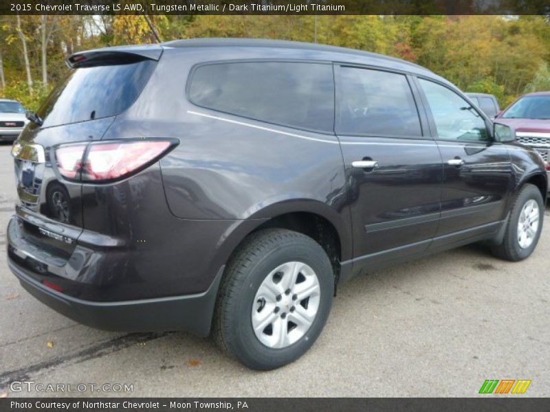 Tungsten Metallic / Dark Titanium/Light Titanium 2015 Chevrolet Traverse LS AWD