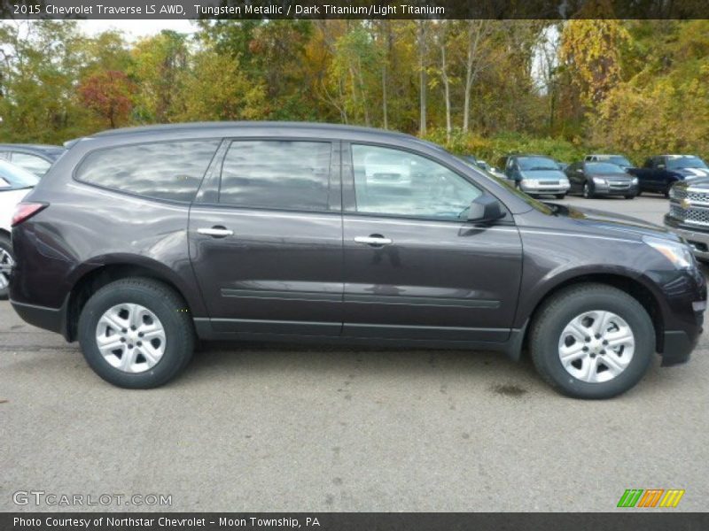 Tungsten Metallic / Dark Titanium/Light Titanium 2015 Chevrolet Traverse LS AWD