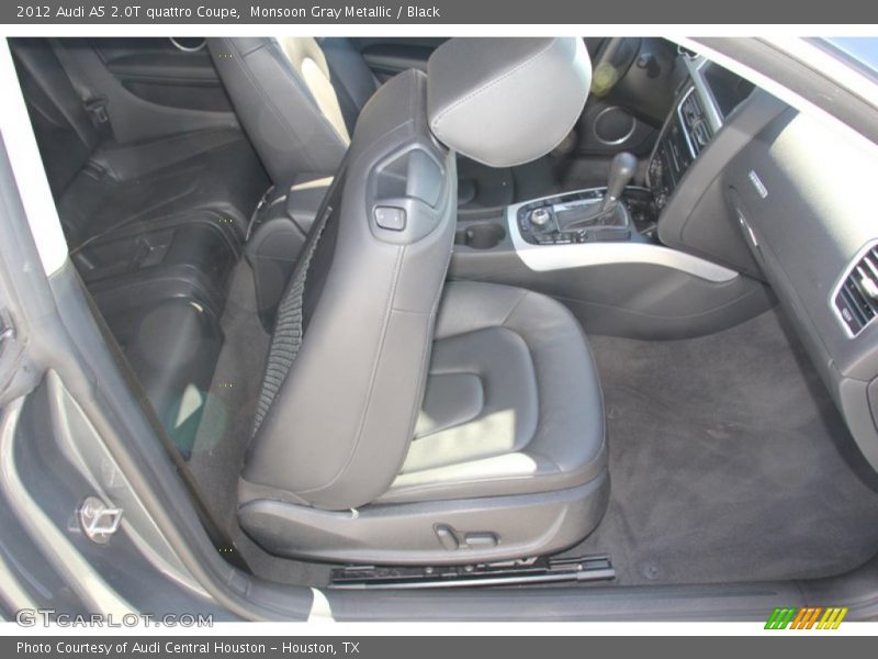 Monsoon Gray Metallic / Black 2012 Audi A5 2.0T quattro Coupe