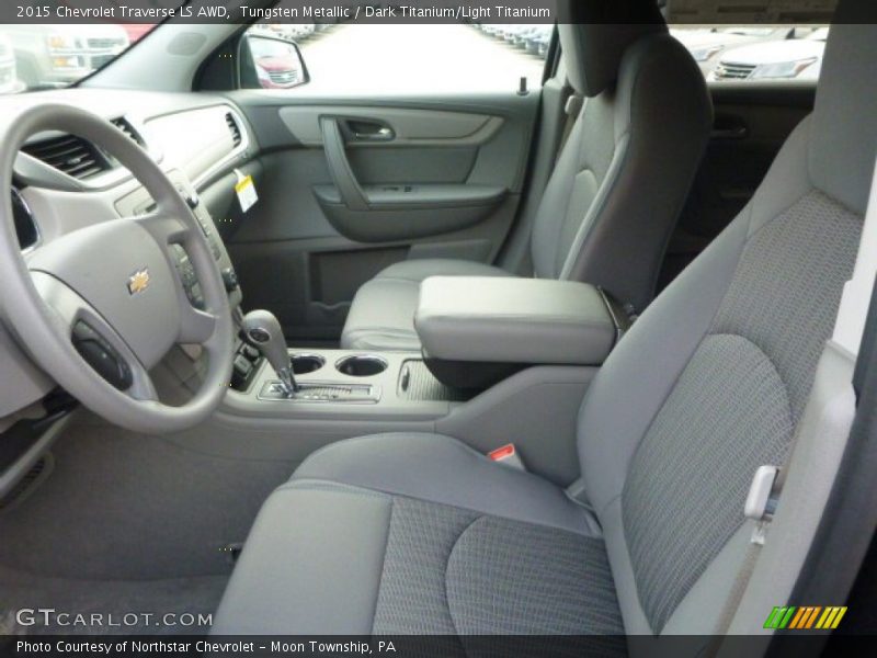 Tungsten Metallic / Dark Titanium/Light Titanium 2015 Chevrolet Traverse LS AWD