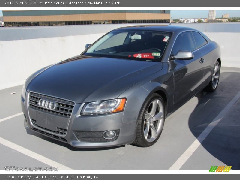 Monsoon Gray Metallic / Black 2012 Audi A5 2.0T quattro Coupe