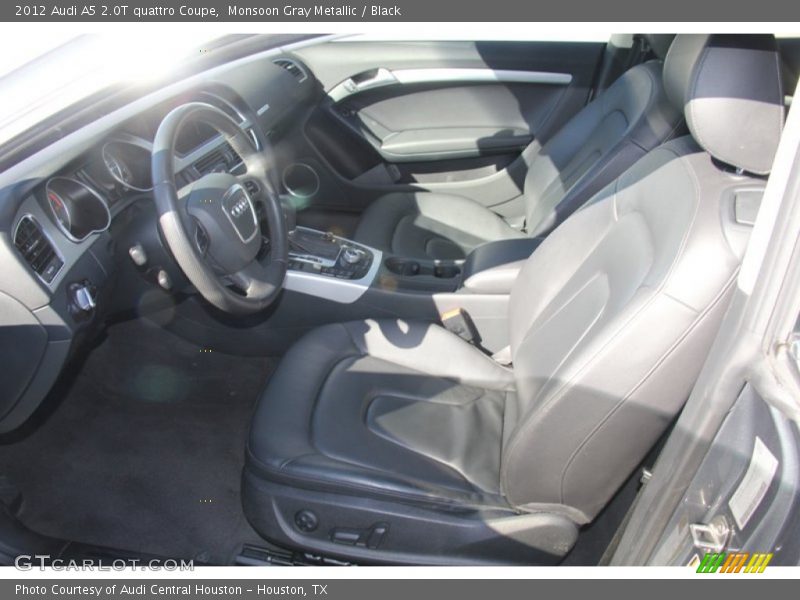 Monsoon Gray Metallic / Black 2012 Audi A5 2.0T quattro Coupe