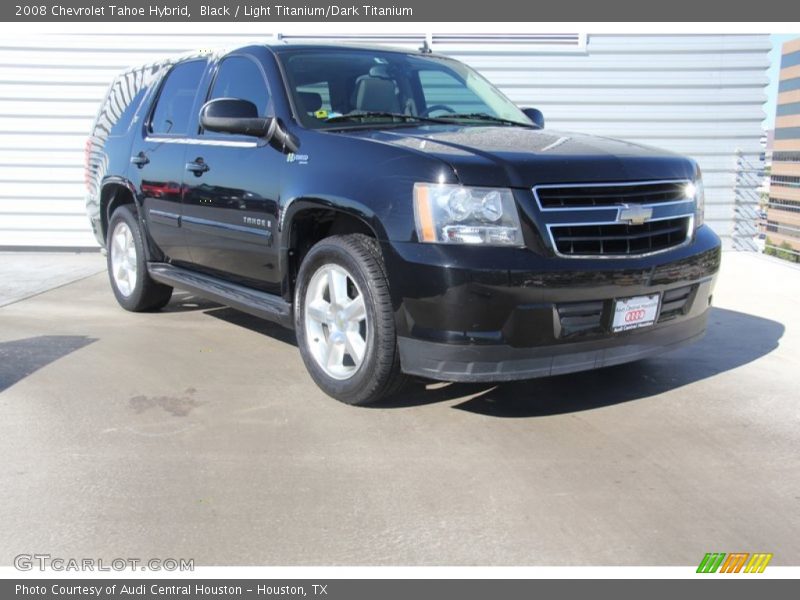 Black / Light Titanium/Dark Titanium 2008 Chevrolet Tahoe Hybrid