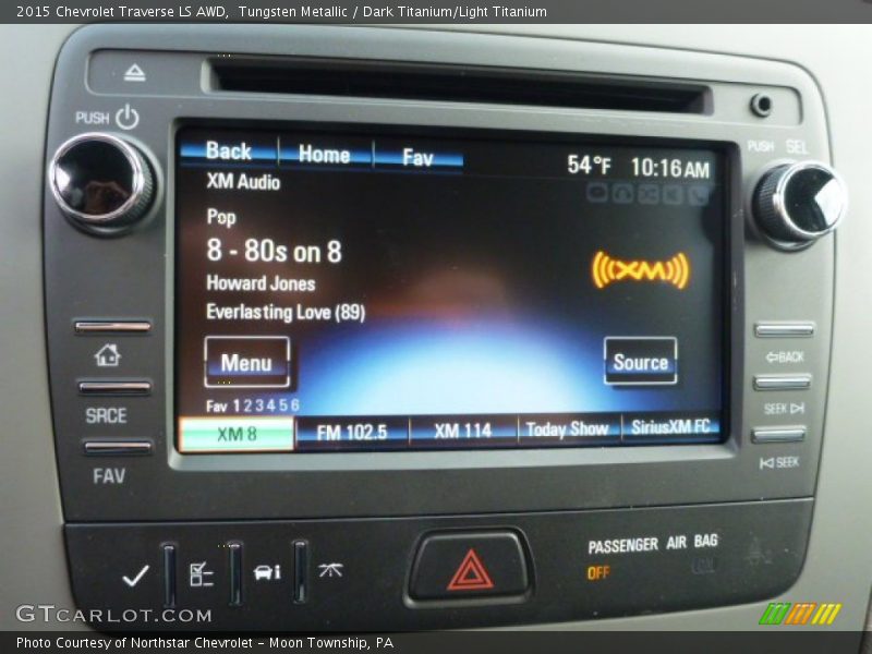 Tungsten Metallic / Dark Titanium/Light Titanium 2015 Chevrolet Traverse LS AWD