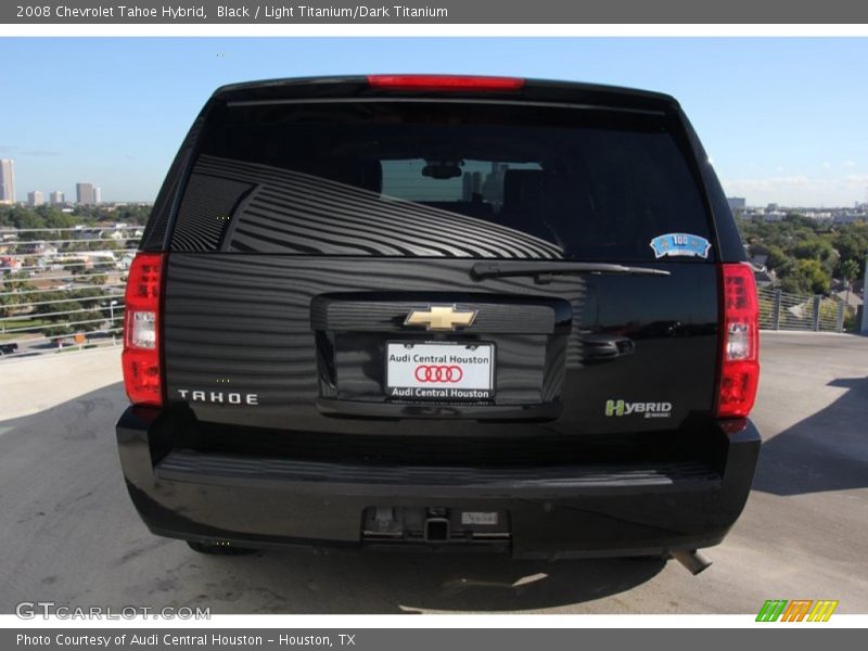 Black / Light Titanium/Dark Titanium 2008 Chevrolet Tahoe Hybrid