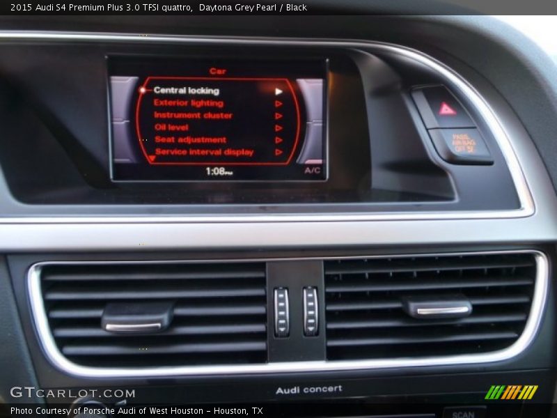 Daytona Grey Pearl / Black 2015 Audi S4 Premium Plus 3.0 TFSI quattro
