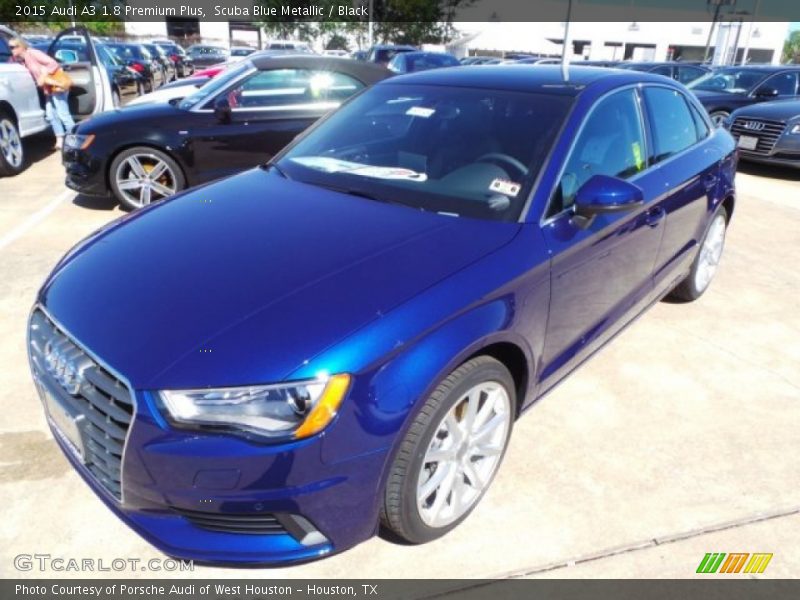 Scuba Blue Metallic / Black 2015 Audi A3 1.8 Premium Plus