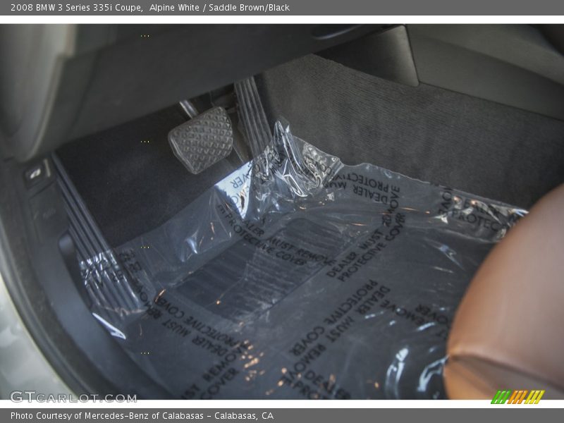 Alpine White / Saddle Brown/Black 2008 BMW 3 Series 335i Coupe