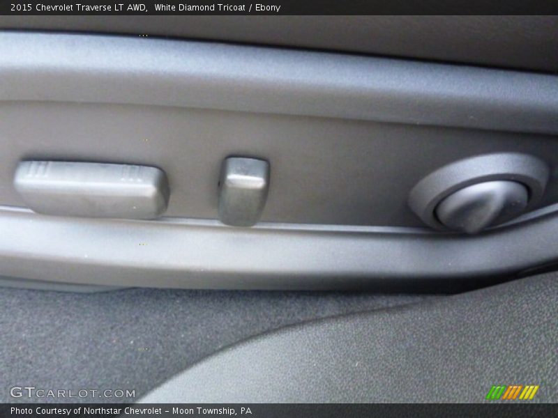 White Diamond Tricoat / Ebony 2015 Chevrolet Traverse LT AWD