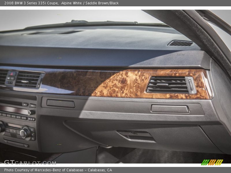 Alpine White / Saddle Brown/Black 2008 BMW 3 Series 335i Coupe