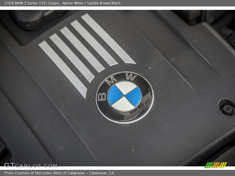 Alpine White / Saddle Brown/Black 2008 BMW 3 Series 335i Coupe