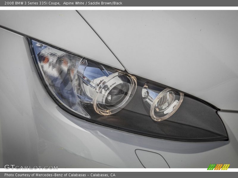 Alpine White / Saddle Brown/Black 2008 BMW 3 Series 335i Coupe