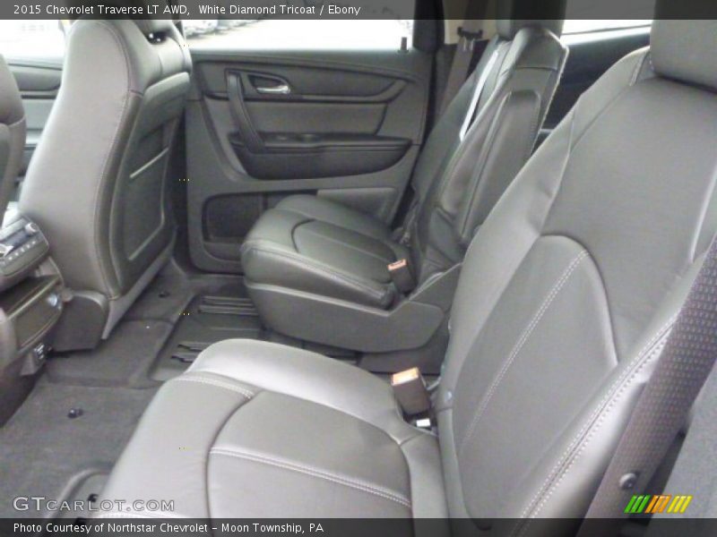 White Diamond Tricoat / Ebony 2015 Chevrolet Traverse LT AWD
