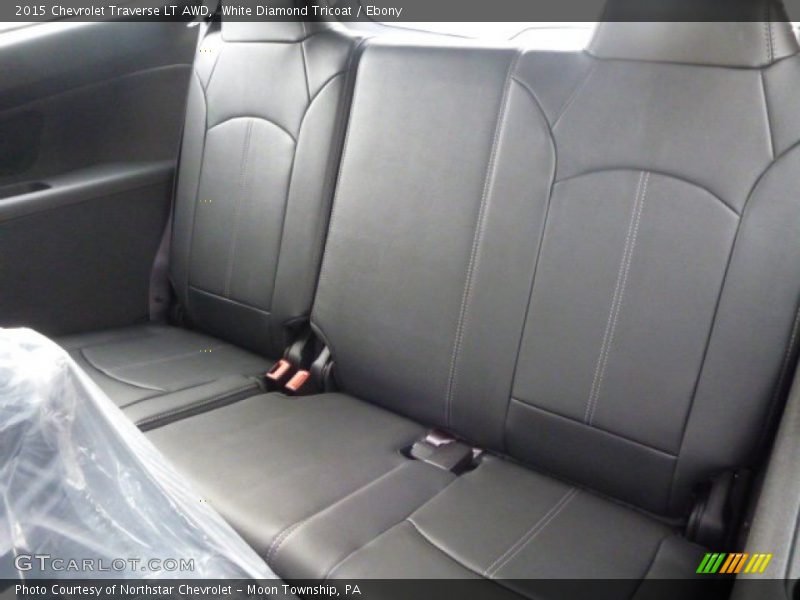 White Diamond Tricoat / Ebony 2015 Chevrolet Traverse LT AWD