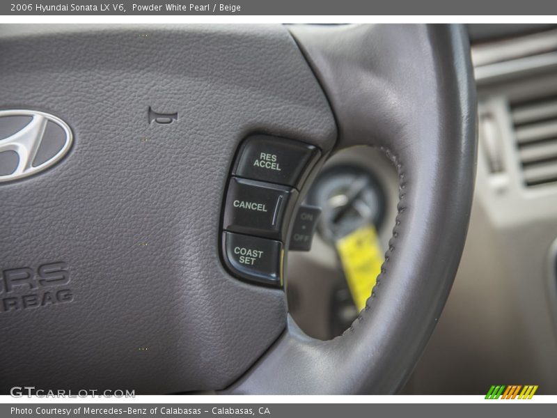 Controls of 2006 Sonata LX V6