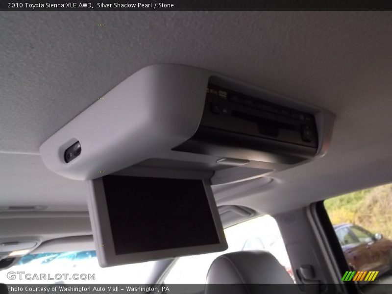 Silver Shadow Pearl / Stone 2010 Toyota Sienna XLE AWD