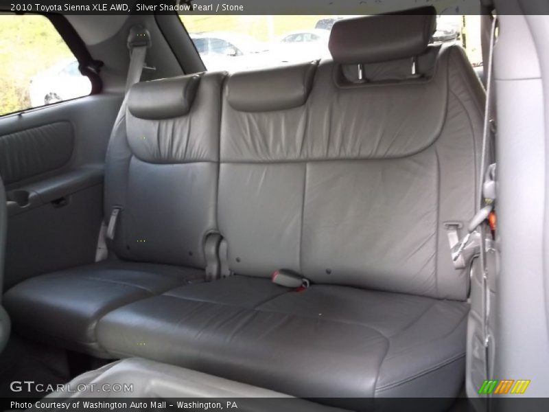 Silver Shadow Pearl / Stone 2010 Toyota Sienna XLE AWD