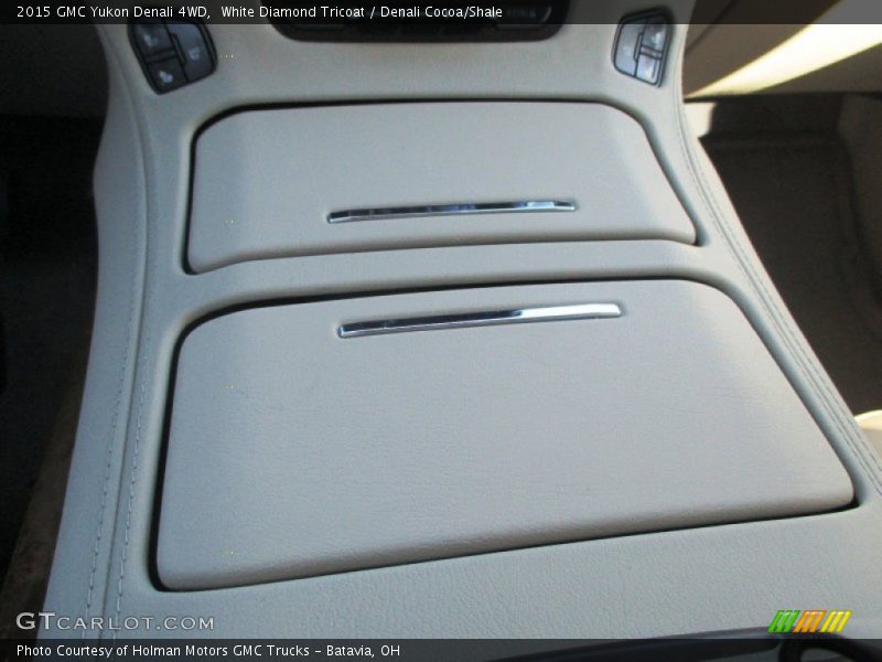 White Diamond Tricoat / Denali Cocoa/Shale 2015 GMC Yukon Denali 4WD