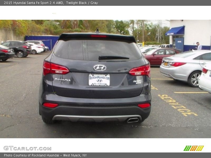Twilight Black / Gray 2015 Hyundai Santa Fe Sport 2.4 AWD