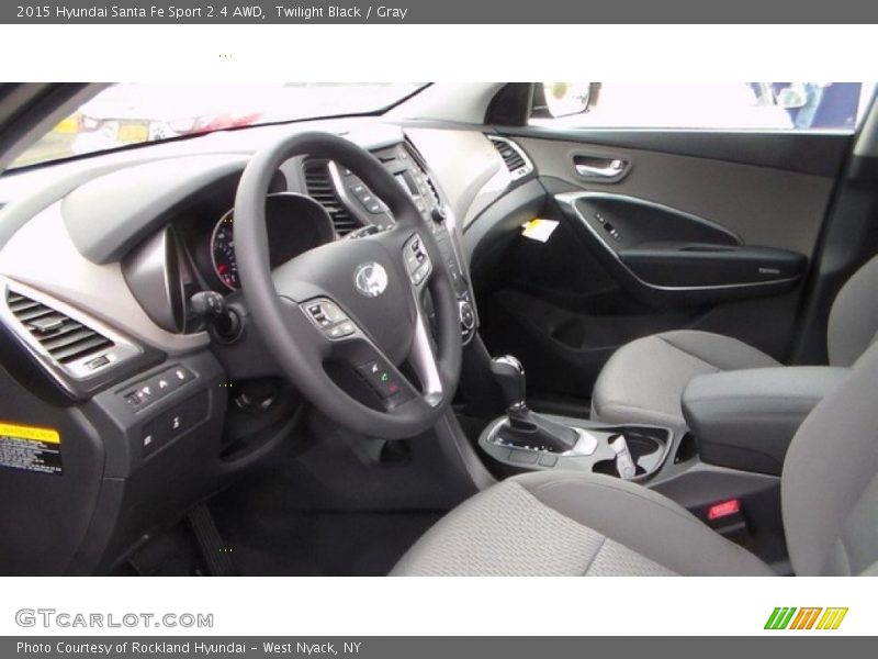 Twilight Black / Gray 2015 Hyundai Santa Fe Sport 2.4 AWD