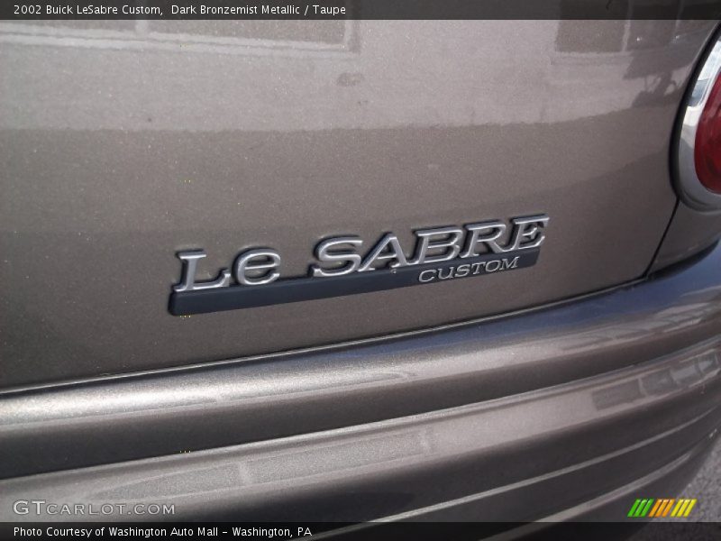 Dark Bronzemist Metallic / Taupe 2002 Buick LeSabre Custom